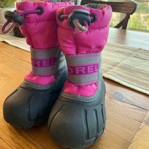 Pink Toddler Sorel Boots